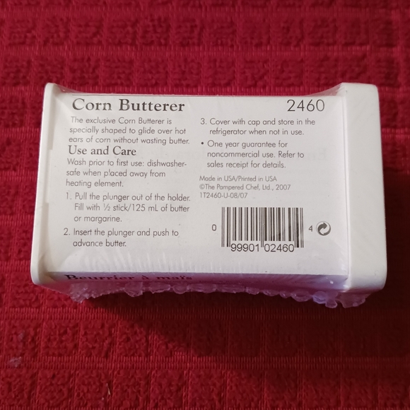 Pampered Chef Corn Cob Nobs & Corn Butterer Set - NEW - Retired - Picture 2 of 3
